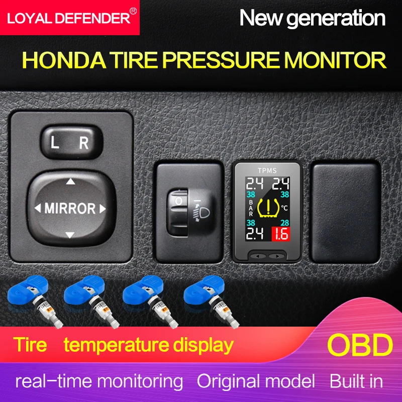 CRIDER/15 16FIT 15 16VEZEL 16Greiz 14 16JADE XRV 17CITY 13 16Accord 16odysey OBD TPMS Мониторинг давления в