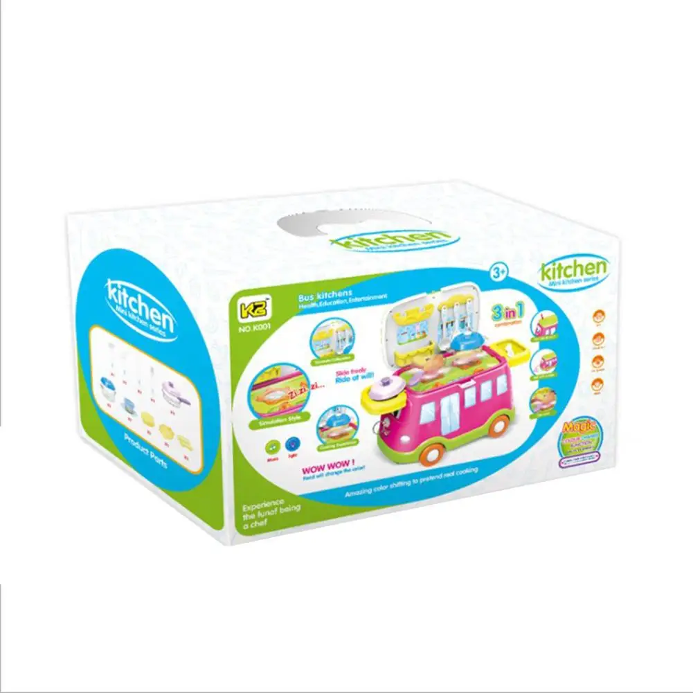 Детский многофункциональный Быстрый продовольственный автомобиль ролевые игрушки Кухня барбекю игрушка подходит для От 3 до 6 лет