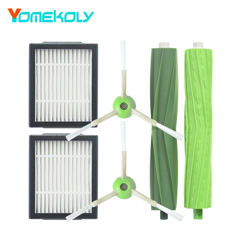 

For iRobot Roomba i7 E5 E6 Series Robot Hepa Filter Side Brush Brush Roll Vacuum Cleaner high quality Replacement Spare Parts