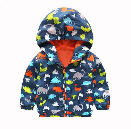 

Autumn 2016 Kid Boys Children Hooded Waterproof Windbreak Outerwear Rain Coat Jacket Clothes