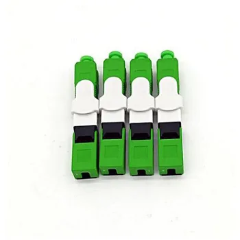 

50pcs/lot Field Assembly ESC250D SC APC fast connector Certified by Anatel ,high quality fiber optic FTTH SC APC fast connector