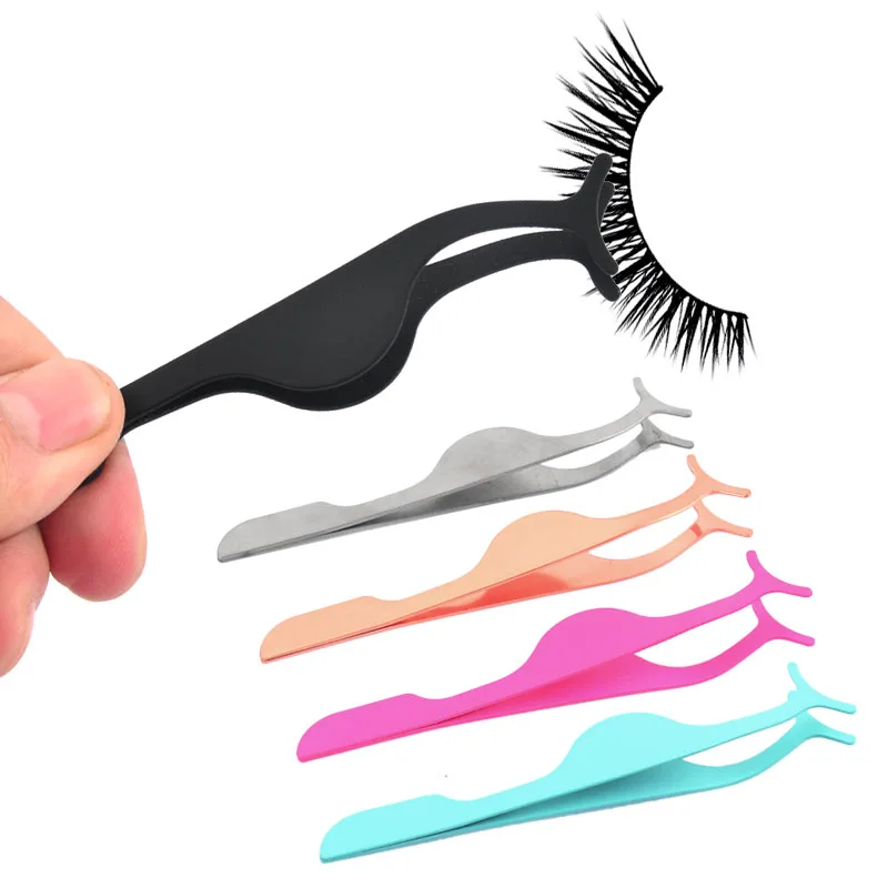 

1PC Stainless Steel Eyelash Curler Extension Applicator Remover Clip Eyebrow Eye Lashes Tweezers Nipper Tool