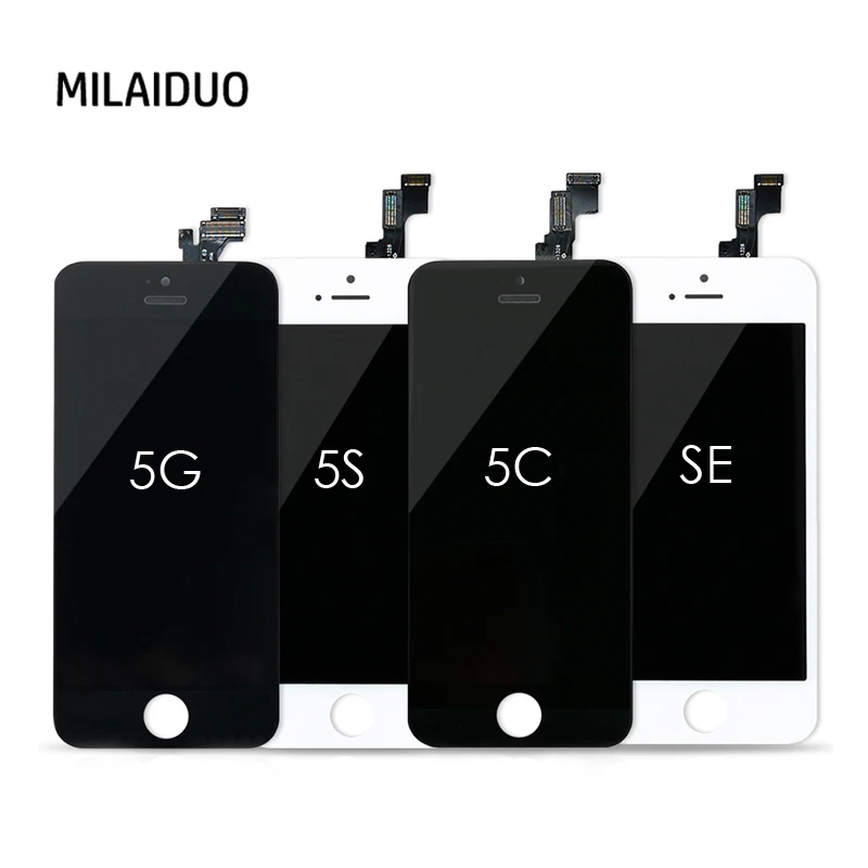 ЖК дисплей для iPhone 4 4S 5 5S 5C SE 6 Plus S сенсорный экран дигитайзер полная сборка Замена