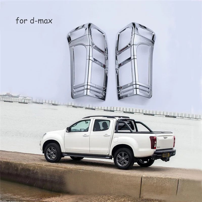 Автомобиль хром полоса подходит для Isuzu d-max аксессуары крышка заднего фонаря отделкой для Isuzu d-max 2012 2013 стайлинга автомобилей