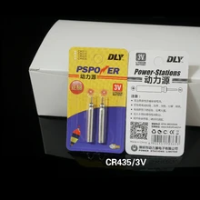 Wholesale 100 PCS/lot CR435 Battery Luminous Lithium Battery for electronic Fishing Float 3V FishingTools Accessory FU035