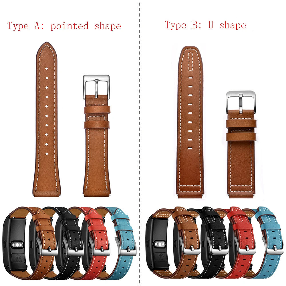 

Original Genuine Leather Watch Bands for Huawei Talk Band B5 Leather Strap Bracelet Wristbands Accessories For Huawei B5