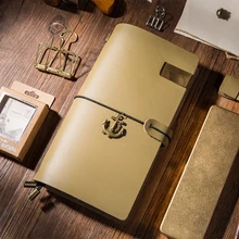 Винтажный блокнот дневник кожаный планировщик путешественник персональный ноутбук дневник планировщик пользовательские канцелярские принадлежности ретро