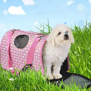 

Pet Cat Carrier Airline Approved for Dogs Cats Sling Portable Foldable Tote Bag Backpack Carrying Cage