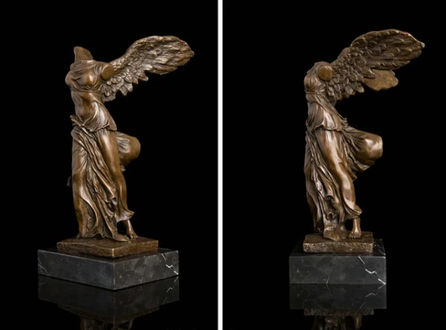 

bi003031 Art Deco Sculpture Goddess of Justice Bronze Statue