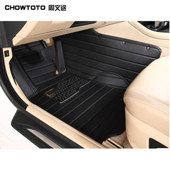 

CHOWTOTO AA Special Floor Mats for KIA Cerato Waterproof Wear-resisting Carpets for Cerato 2 rows mats (5seats car floor mats)