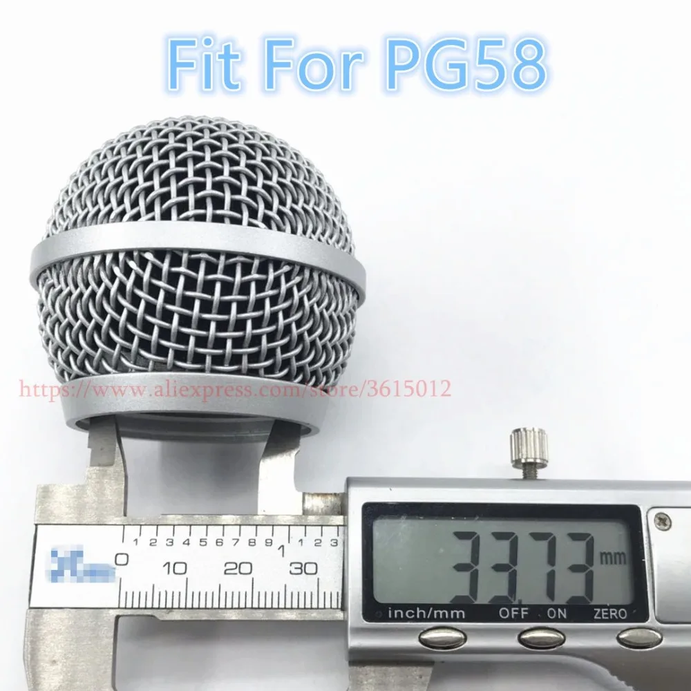 1 шт. профессиональная высококачественная сменная микрофонная решетка с шаровой головкой сетка подходит для shure PG48 PG58