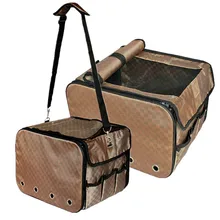 New Pet Products Foldable Pet Car Seat Carrier Cat Travel Bag Cage Puppy Crate Box Small Animals Slings Backpack