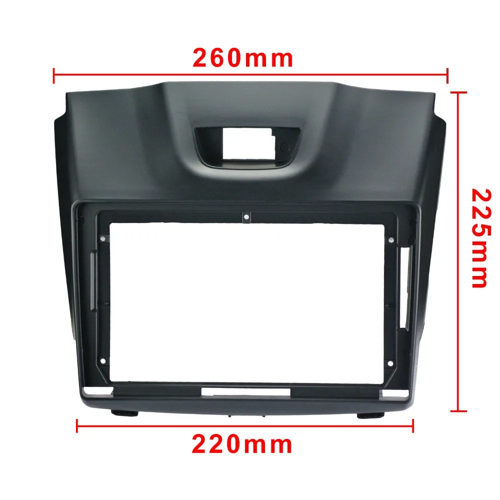 Double Din Facia для Isuzu D-Max DMax Holden Colorado 2012+ стерео DVD CD панель Лицевая панель рамка фасции комплекты Рамка адаптер крышка