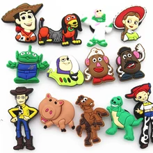 13 шт. ПВХ История игрушек аксессуары для обуви подвески для обуви украшения для обуви для Croc браслет детский подарок