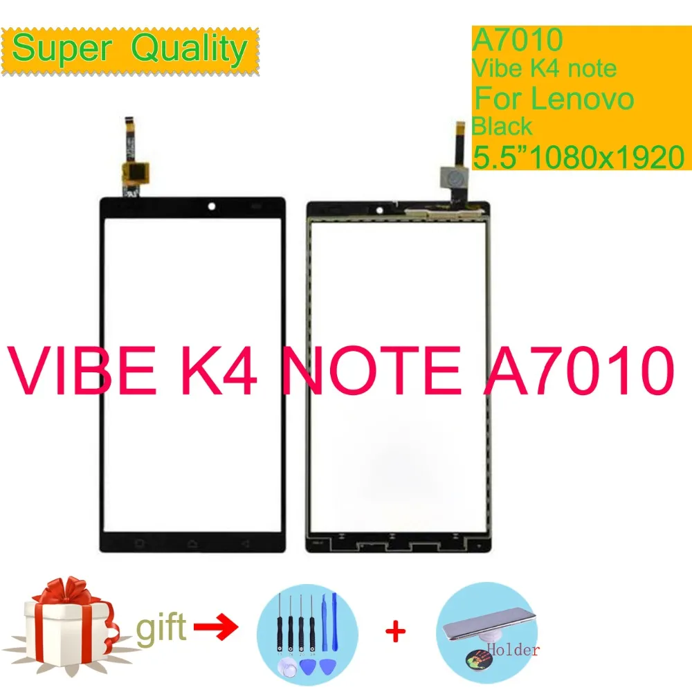 

Original For Lenovo VIBE K4 NOTE A7010A48 Touch Screen Digitizer Touch Panel Sensor Front Outer Glass Lens A7010 Touchscreen