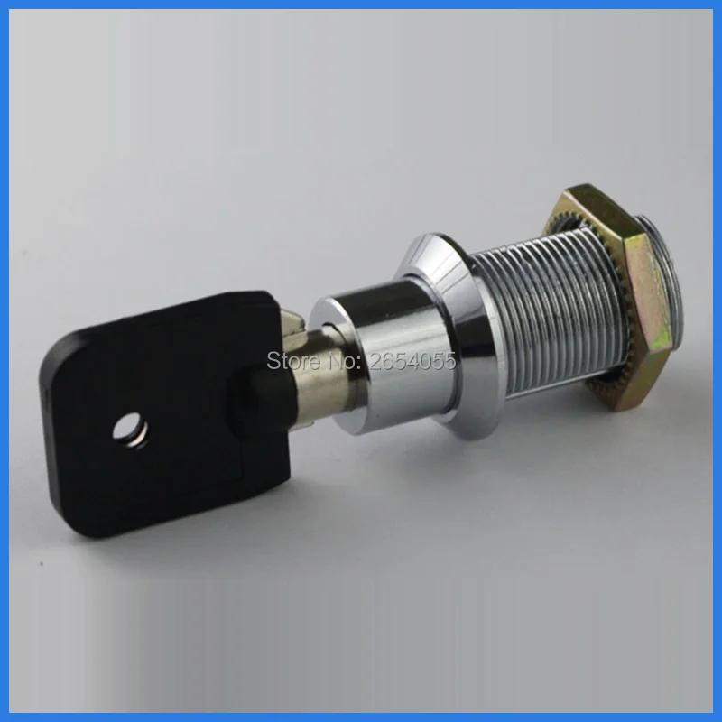 10 pcs 23mm high quality cylinderical push lock desk lock with