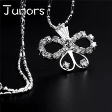 JUNORS New Arrival Multiple Butterfly Necklaces Pendants Classic Crystal Butterfly For Wedding