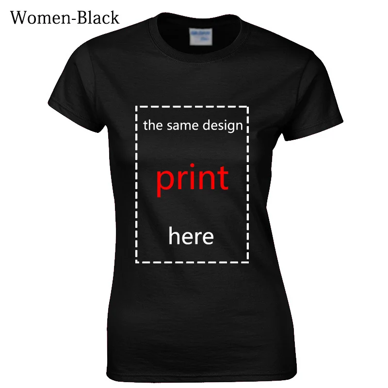 Мужская футболка Schnauzer Dad, мужские топы с забавным принтом, повседневные футболки с круглым вырезом - Цвет: Women-Black