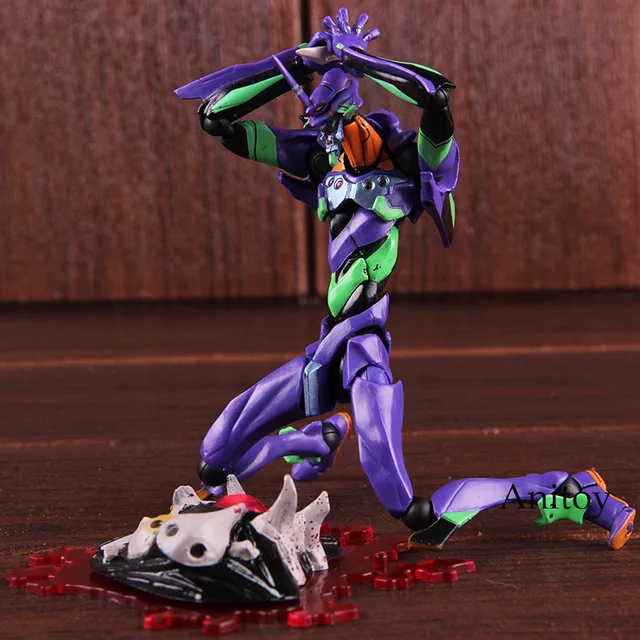 Revoltech EVOLUTION Test Type 01 Neon Genesis Evangelion Figure EVA with LED Light PVC Action