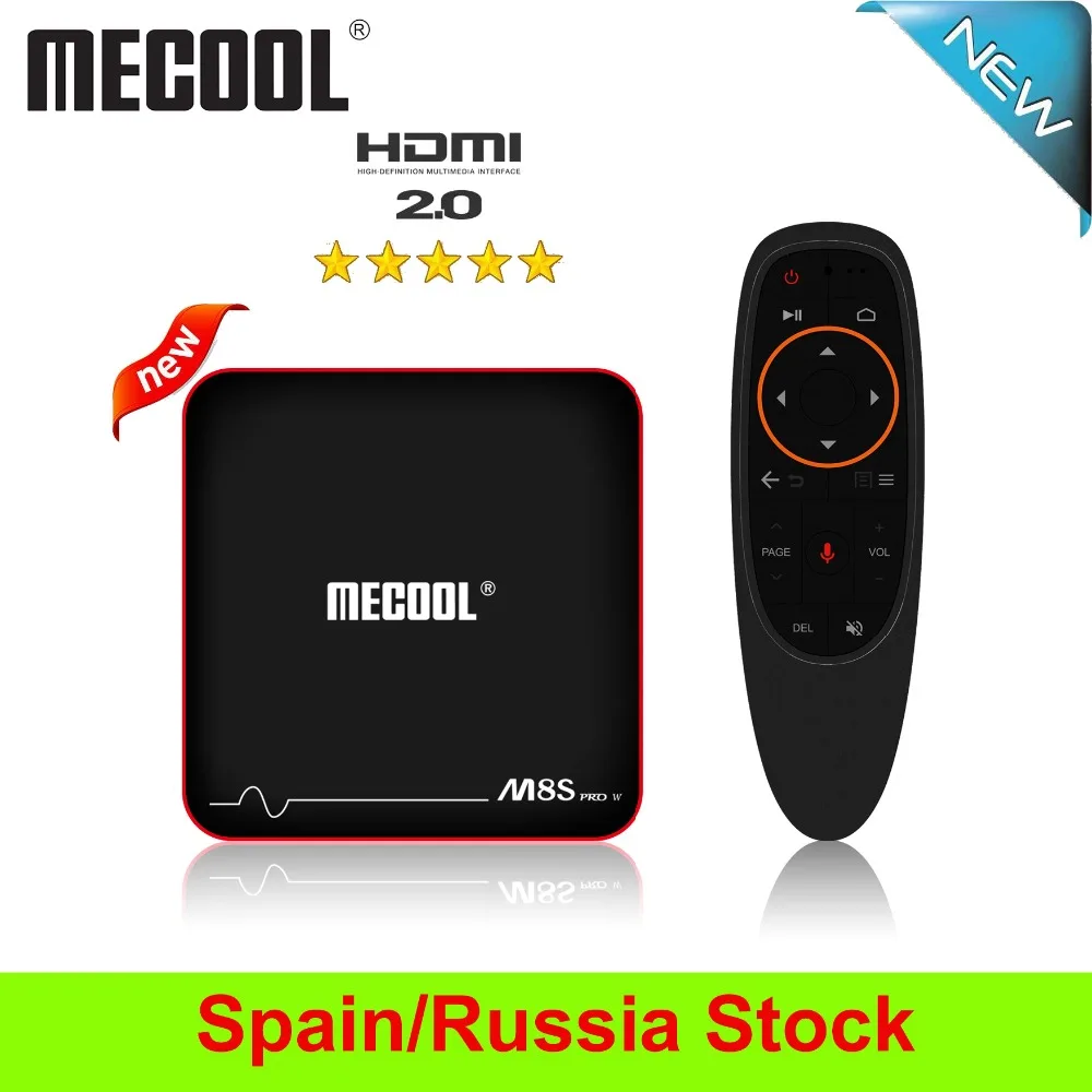 

2019 Mecool M8S PRO W Smart TV Box Android 7.1 Amlogic S905W 2GB DDR3 16G ROM IPTV 4K 2.4G WiFi Prefix TV Box Ship From ES/RU