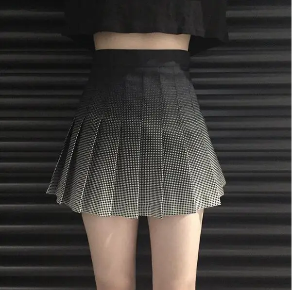 Юбка трапеция в клетку с высокой талией|a-line skirt|skirt plaidhigh waist |
