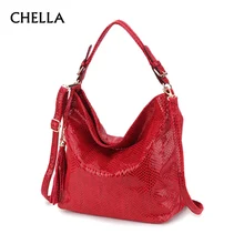 Женская сумка на плечо из змеиной кожи, женские сумки со змеиным узором, большие сумки с кисточками, роскошные дизайнерские женские сумки-тоут SS0309