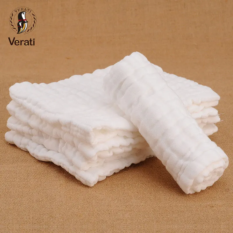 VERATI High Density Washed Gauze Cotton Diapers Suction Quick dry Neonatal Baby Diapers Variety