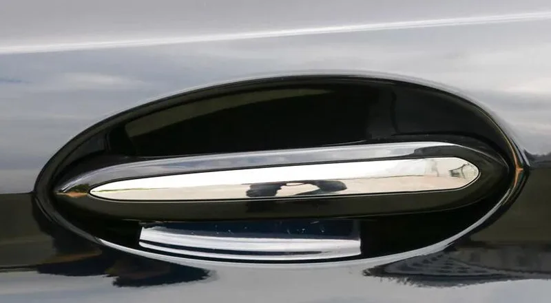 Хромированный Полировочный АБС пластик для BMW X4 G02 2018 4 шт. отделка дверных ручек 5