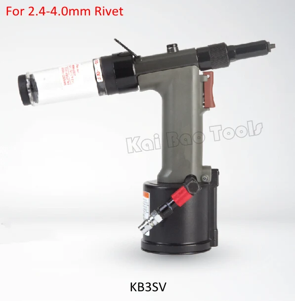 

Hydropneumatic Riveter Air Nut Tools Riveting Distance 18mm for Rivet 2.4mm - 4.0mm (KB3SV)