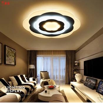

2017 modern LED Ceiling Lights acrylic Ultrathin Living Room ceiling lights bedroom Decorative lampshade Lamparas de techo