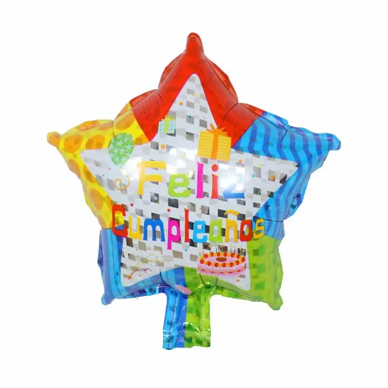 10 шт. 10 дюймов испанская фольга для дня рождения воздушные шары Feliz Cumpleanos Te Quiero воздушные шары украшения для вечеринки воздушные шары - Цвет: Темно-синий