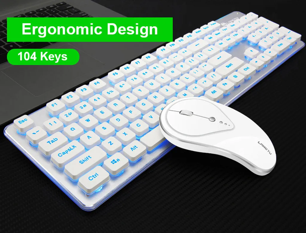 OMESHIN мышь Keybord набор Проводная Подсветка Usb игровая клавиатура 1600 dpi Регулируемая эргономичная игровая клавиатура наборы мышь