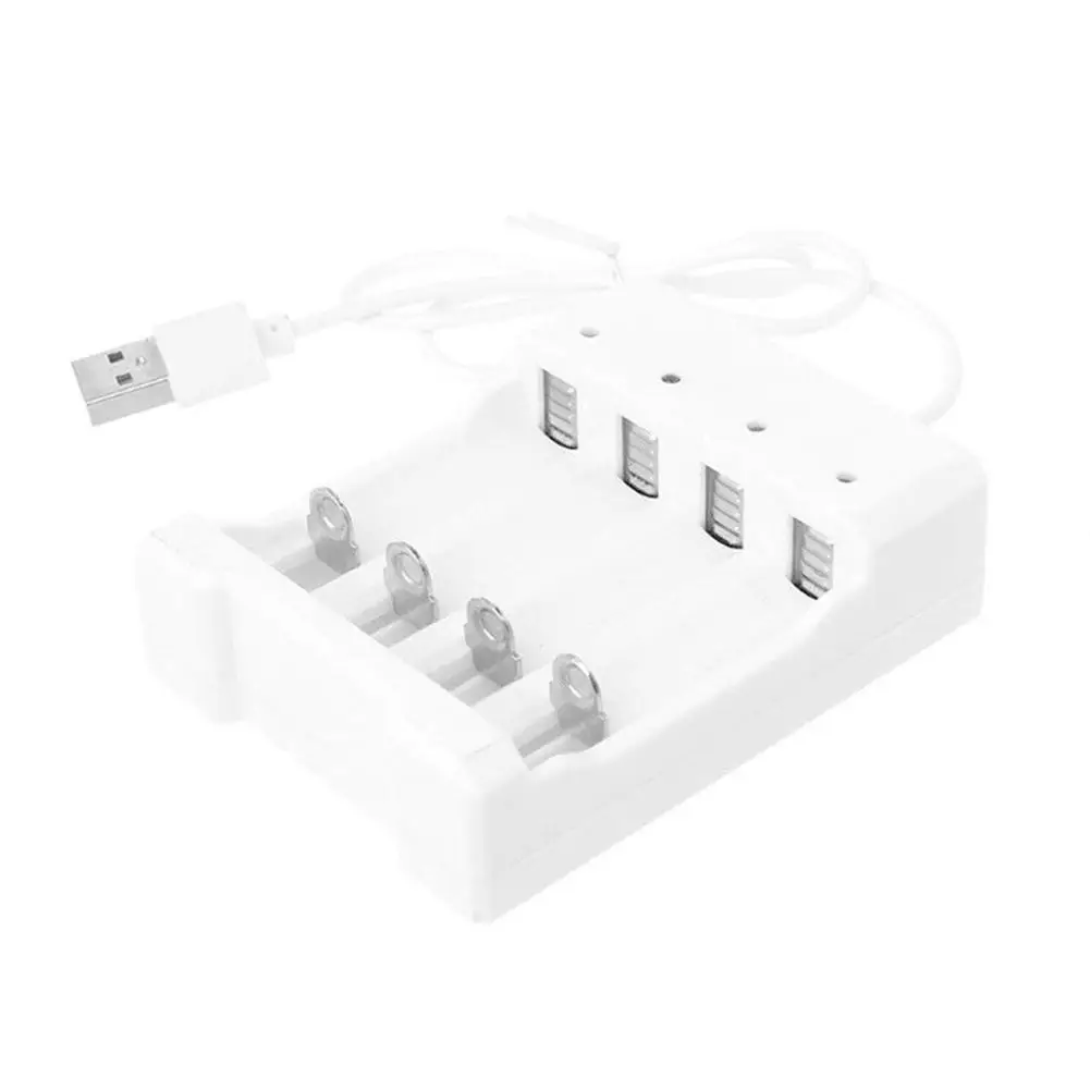 BEESCLOVER DC5V 1A 1 2 V 4 слота AA/AAA аккумуляторная батарея зарядное устройство адаптер USB
