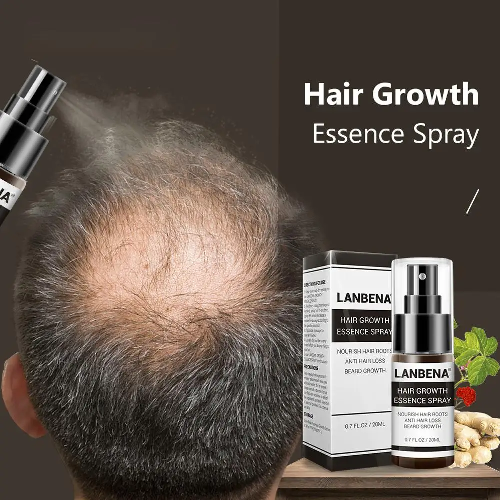 LANBENA Hair Growth Essence Spray Product Preventing Baldness Consolidating Anti Hair Loss Nourish Roots Easy To Carry Hair Care LANBENA Hair Growth Essence Spray Product Preventing Baldness Consolidating Anti Hair Loss Nourish Roots Easy To Carry Hair Care