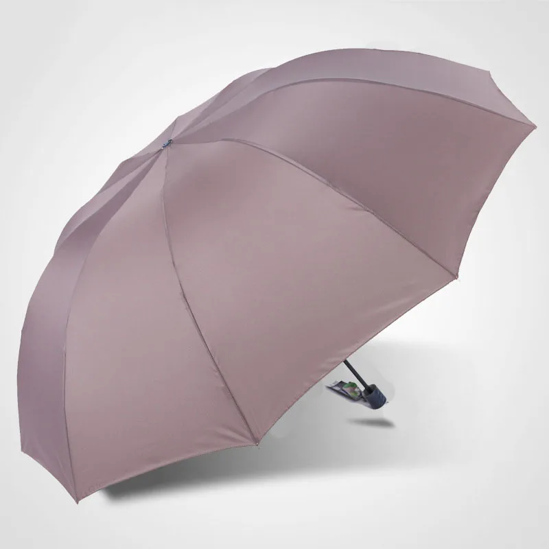 Очень большой складной зонт от дождя и солнца, ветрозащитный зонт для мужчин и женщин, Мужской пляжный зонт для гольфа, огромный зонт, Прямая поставка - Цвет: Coffee