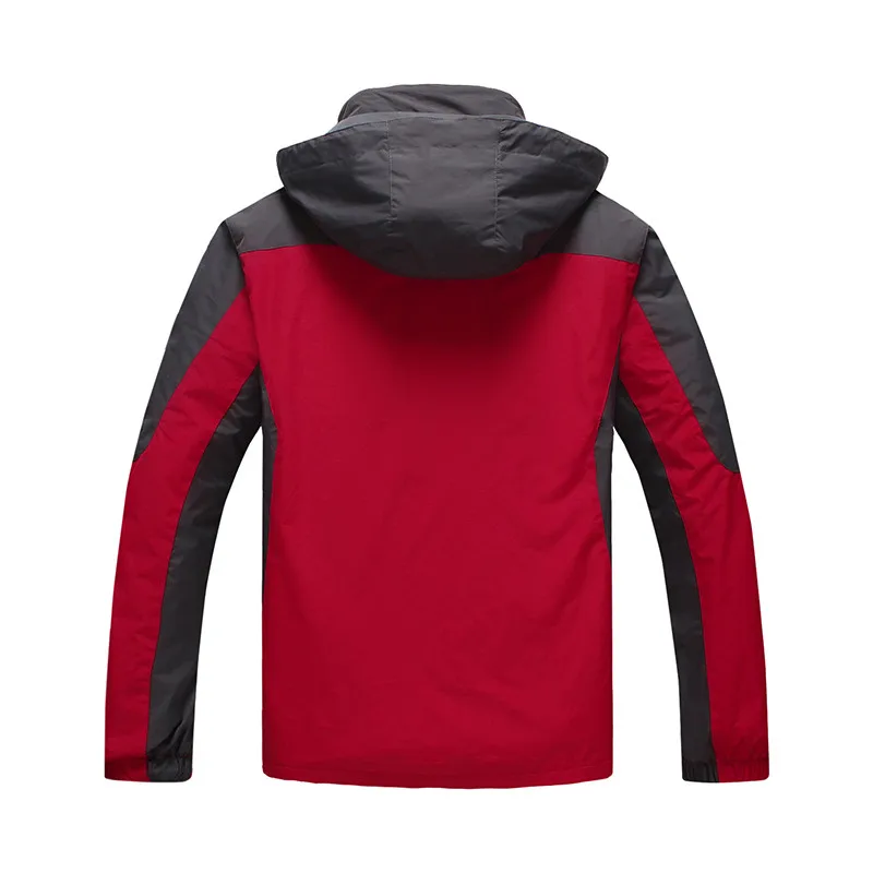 2 в 1 ветрозащитная теплая куртка размеры 10XL 8XL 6XL 5XL 4XL|Парки| |