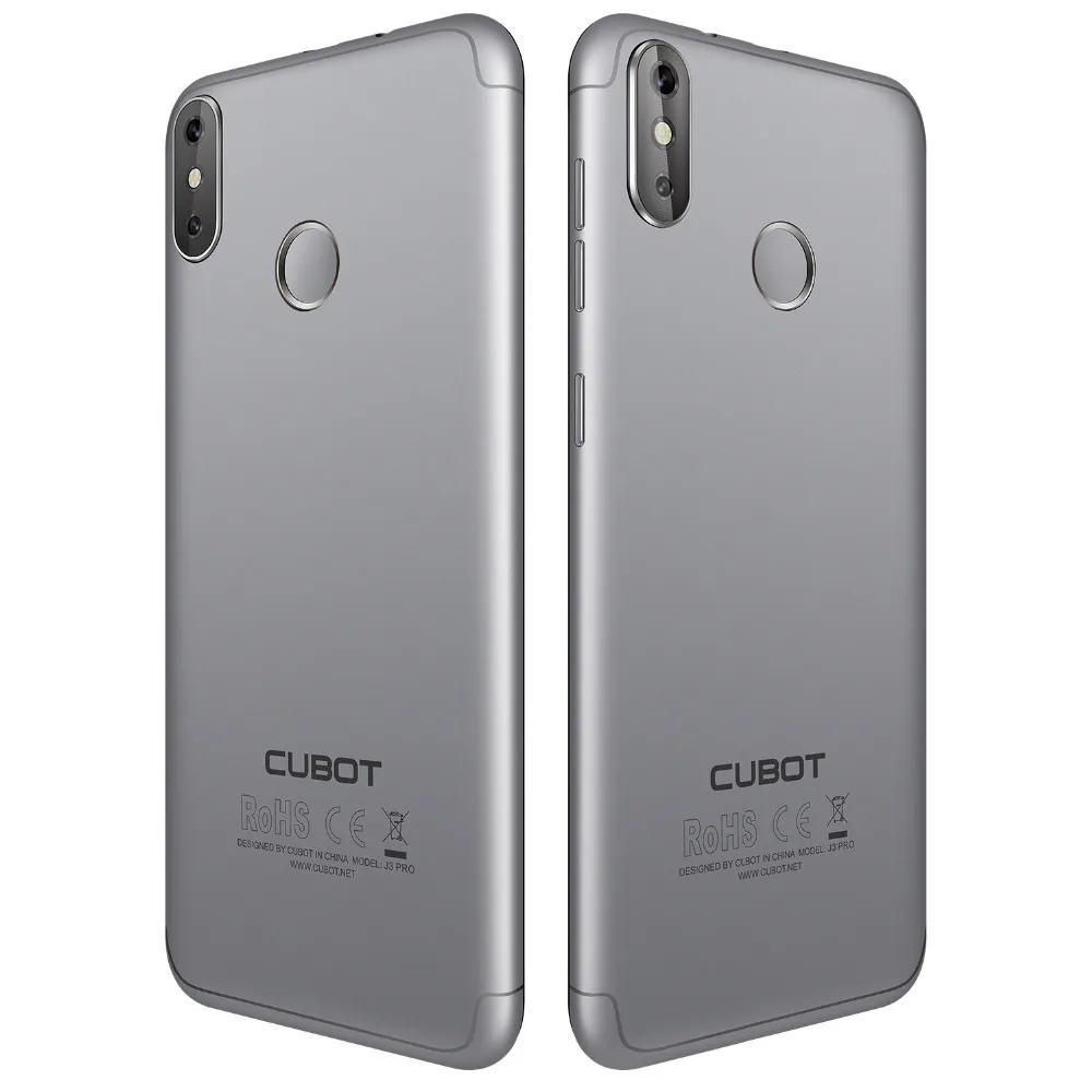 Cubot J3 Pro, 5,5 дюймов, 18:9, полноэкранный мобильный телефон MT6739 Quad CoreAndroid Go, 1 ГБ ram, 16 ГБ rom, 2800 мАч, 4G, смартфон с отпечатком пальца