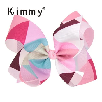 

12pcs Extra Large 6 Inch Girls Jumbo Big Hair Bow Hair Clips Boutique bows Headwear 12 difference