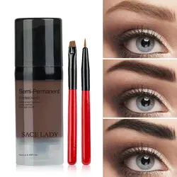 SACE LADY Eye Brow pomad краска водонепроницаемый трафарет для бровей Enhancer набор карандашей в 3 цветах + Кисть для макияжа 2 шт./компл. краситель