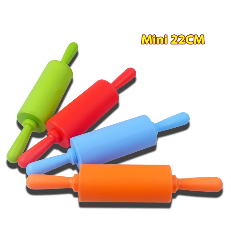 Силиконовые антипригарные мини Скалки для муки 22 см|rolling pins pastry boards|pastry boardmini rolling |