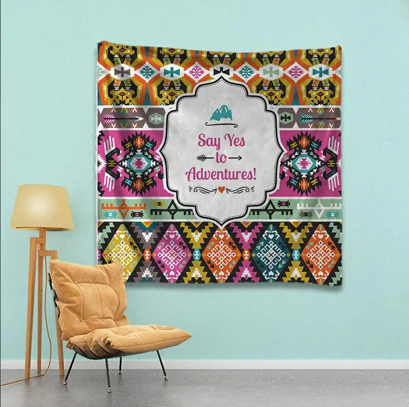 IBANO Say Yes МАНДАЛА ГОБЕЛЕН домашний настенный полотна с мандалами одеяло украшение для спальни коврик для йоги скатерть - Цвет: 02
