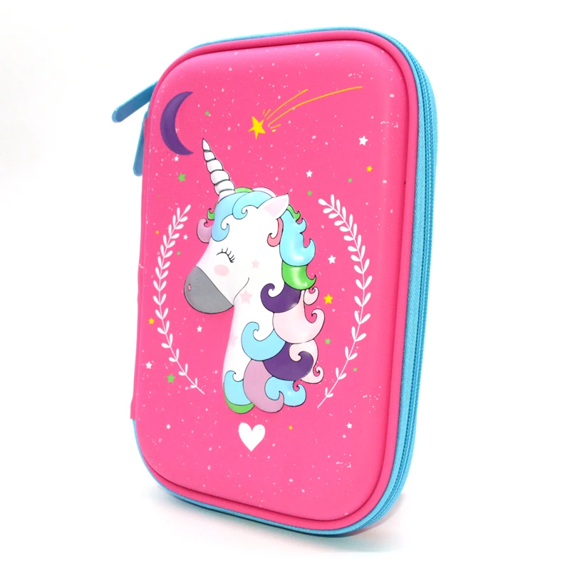 Pencil Case School EVA Trousse Scolaire Stylo Box Cute Unicorn Kawaii Astucci Estuches Lapices Etui Pennen Girls Stationery