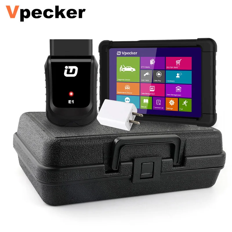 VPECKER E1 Wifi полная система OBD2 Авто сканер TPMS ABS SAS подушка безопасности EPB сброс масла