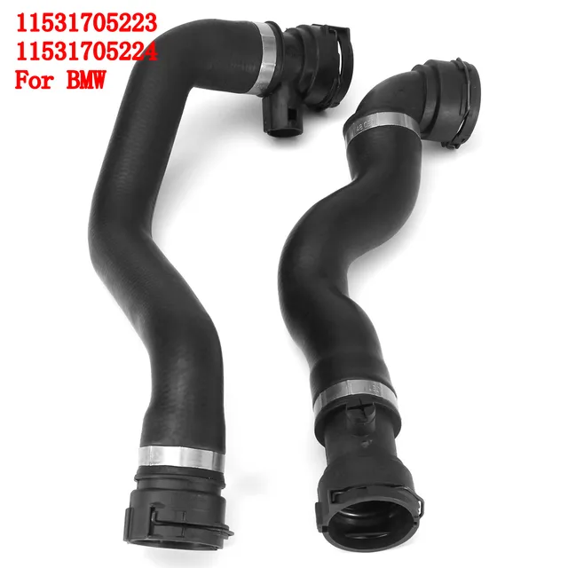 Engine Heater Inlet Coolant Pipe Radiator Hose Upper & Lower Set For
