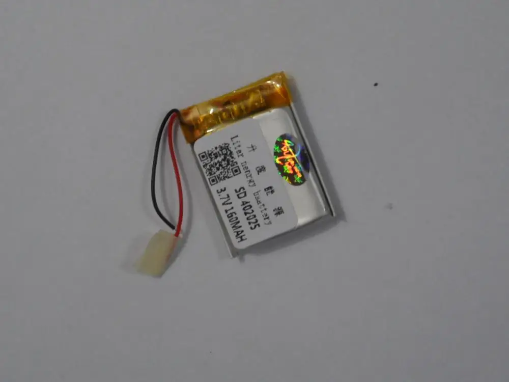 

3.7V polymer with a protective plate 402025 042025 160mah MP3 Bluetooth battery small toys