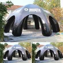 Заказной 10 м наружная реклама надувной паук палатка для события и выставки