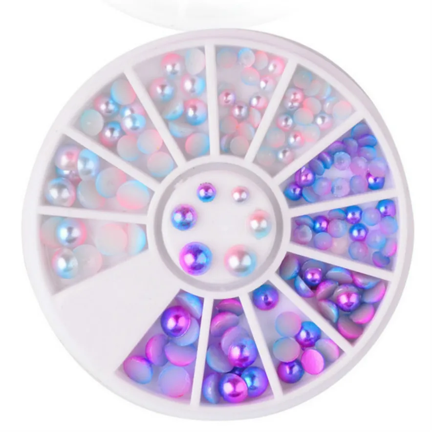 

1Box Stone Nail Art Templates Pure Clear Jelly Silicone nail stamping plate Transparent Nail Stamp Nail Art 1002