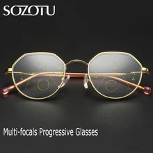 SOZOTU, Мультифокальные Прогрессивные очки для чтения, для мужчин и женщин, очки для дальнозоркости, мужские женские очки+ 1,0+ 1,5+ 2,0+ 2,5+ 3,0 YQ597