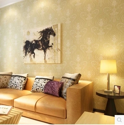 

Environmental protection non-woven Of Europe type palace restoring ancient ways TV setting wall paper sitting room bedroom