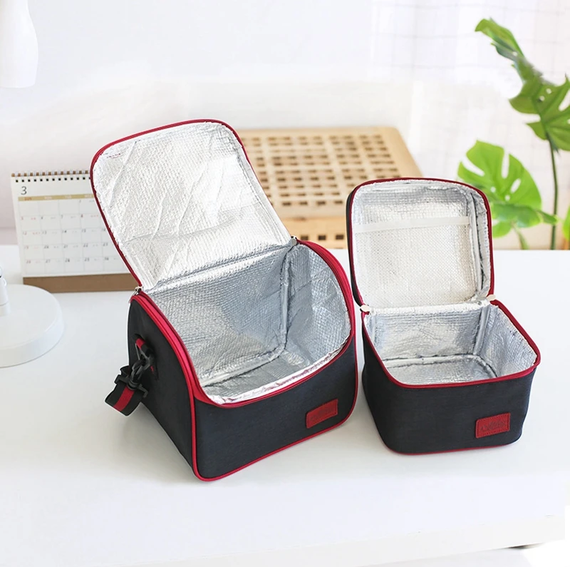 Новая модная сумка для обеда, термоизолированная сумка для женщин и детей, Повседневная сумка-холодильник для путешествий, Термосумка для пикника, толстая и теплая сумка